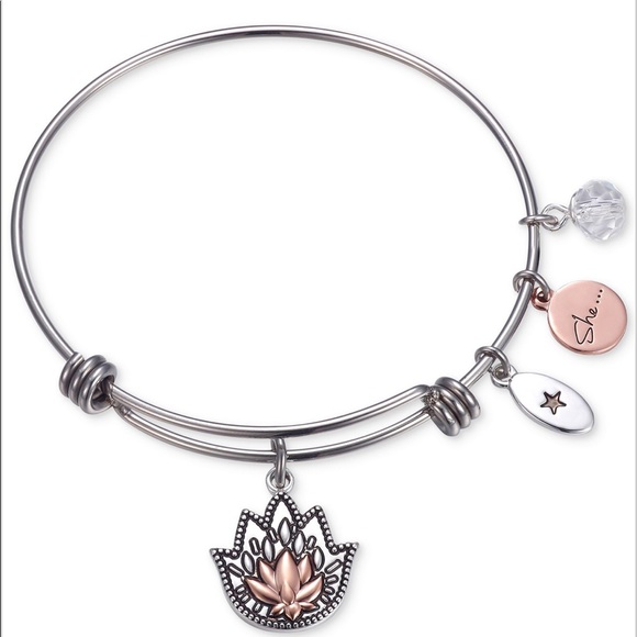 NWT❣️”Unwritten” Adjustable Bangle Bracelet - Picture 2 of 4